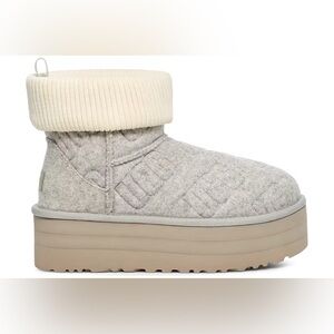 UGG Classic Mini Platform Felted Boots